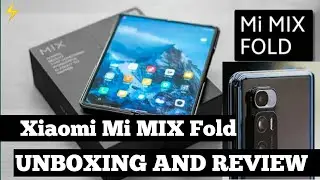 Xiaomi Mi Mix Fold Unboxing Concept with 8 inch display,48MP Camera Liquid Lend .