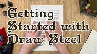 Getting Started with Draw Steel (Backer Preview)