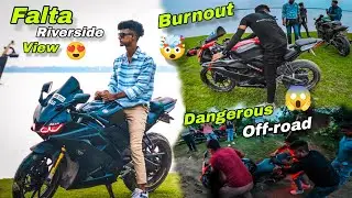 One Day Bike Ride Best Tourist Place😱ll Baruipur To Falta ll Sunday Group Ride 🧿