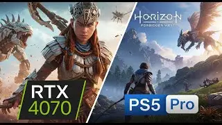 PS5 Pro vs RTX 4070 &ndash; Who Do YOU Think Wins This 4K Visual Battle?! HFW