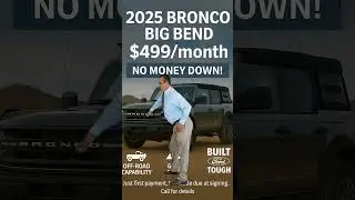2025 Ford Bronco Big Bend Lease Deal