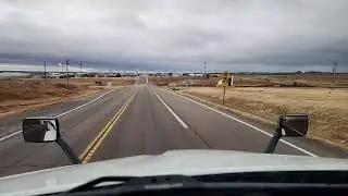 Ride Along- Live trucking from Hutchinson to Dodge City Kansas 1-08-26
