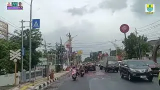 kemacetan kota Cirebon setelah perayaan natal 2025 menjelang tahun baru 2026