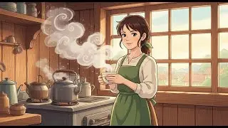 A Slow Morning in a Small Village | Cozy ASMR Slow Living, Kettle Steams as the World Wakes