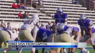 Three Capital HS Student-Athletes Sign Letters of Intent