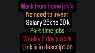 air call | work from home job's | Remote jobs | 25 to 30k per month