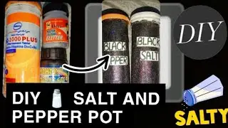 DIY 🧂 SALT AND PEPPER POT| DIY SALT 🧂 AND PEPPER SHAKERS| DIY NAMAK OR MIRCH DANI |BY NEHA KUMMARI