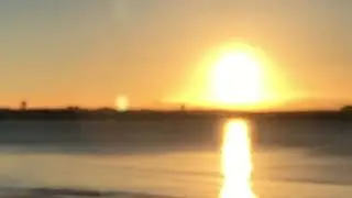 Sunrise landing..