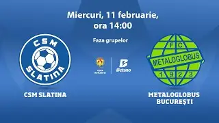 Cupa Rom&acirc;niei Betano, grupe: CSM Slatina - Metaloglobus București