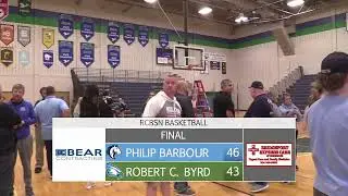 2022-23 WVSSAC Girls Basketball Regional Championship vs. Philip Barbour