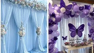 TRENDING BIRTHDAY DECOR IDEAS👸🏻🎈 LATEST BIRTHDAY DECORATION BABY BIRTHDAY DECORATION