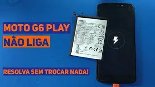 Motorola Moto G6 Play não liga e não carrega.