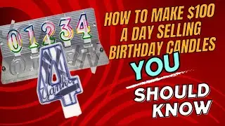 Make $100 a day creating custom birthday Candles