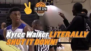 Kyree Walker Literally SHUTS DOWN adidas Gauntlet Atlanta Day2! They left the gym!