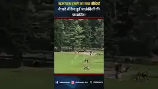 Pahalgam Terror Attack Update: कैमरे में कैद हुई आतंकी फायरिंग  #jammukashmirterrorattack #indianews