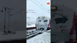 Most beautiful Indian railways🥰 Banihal-Baramulla railway route. #shorts #short #shortsfeed #train