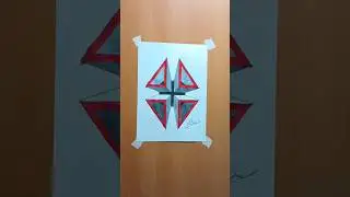 Easy 3D illusion drawing 🤔🤯😲🧐#shorts #3d #illusion #drawing #art