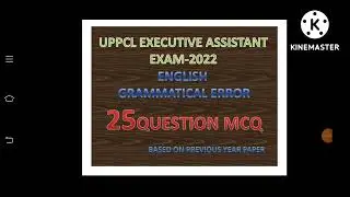 25 English grammatical error question for Uppcl executive assistant exam 2022 @Studyhelpofficial