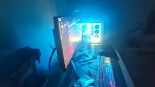 4070 Super up-right modd  Corsair audio music effect