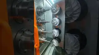 CNC Machined Aluminum Industrial Machinery Impellers #precisionparts #impeller  #cnc #cncmachining