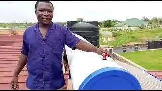 Solar Water heater System from Switch Oasis Solar Energy. Contact Mr. Emmanuel +233 54 111 1522
