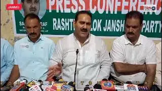 National General Secretary/ National Spokesperson Sanjay Saraf  of RLJP org press conference