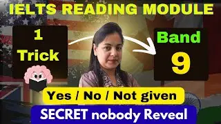 Don’t Be Fooled by YES/NO/NOT GIVEN 😵‍💫 | Genius Trick💡to Crack Section 3 #ielts #youtube