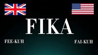 Learn How to Pronounce 'Fika' Correctly: UK vs USA (Swedish Culture Pronunciation)
