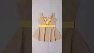 Beautiful Frock Design 2024 | Easy Cut & simple sew