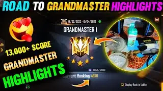 Road To Grandmaster Season 26 | 13000+ Score Highlights | Free Fire Rank Push - KILLER JK GAMING
