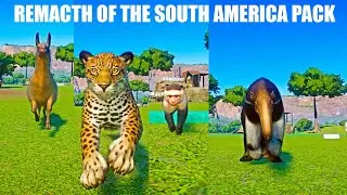 Rematch for the South America Pack  DLC Animals Speed Races in Planet Zoo included Llama etc