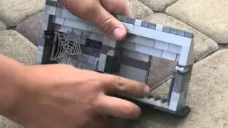 Lego  small old house / Маленький старый дом с паутиной