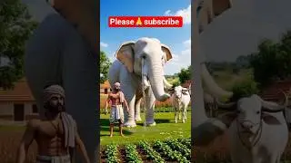 Emotional Village Story | Farmer, Elephant & Snake | Heart Touching Indian Short Film #shorts #ai