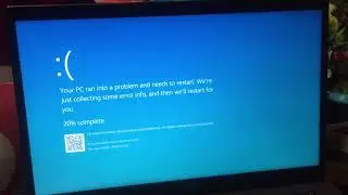 Fake blue screen of death