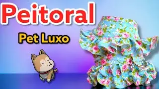 Peitoral Luxo para Cachorros_ Costura Pet