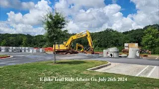 EBike Trail Ride Athens Ga July 26th 2024 #ebikevideo #radmini #ebike #uga #athensrivertrail #hiking