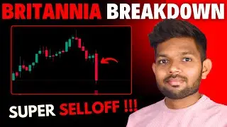 Britannia Industries : Fake Breakout Panic Selling & Technical Analysis Breakdown ||| Hiten Chavda