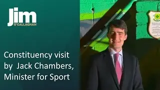 Dublin Bay South Constituency visit by  Jack Chambers, Minister for Sport