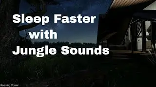 Wild jungle sounds at night for sleeping & Relaxing (Cicadas sounds) Sleep in afew Minutes.
