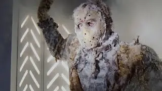 Jason x (2001) They find Jason's frozen body clip