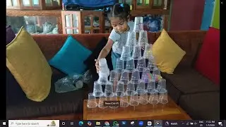 Cup Balance Activity | kids mindfulness game