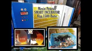 Mesin penetas otomatis SMART INCUBATOR kapasitas 1500 butir