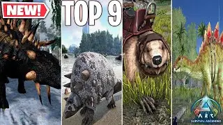Top 9 BEST Resource Collecting Dinos | ARK Ascended