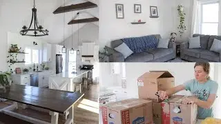 FINALLY moved into our NEW home!! Unpack with me and Tour our Beautiful new home!