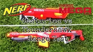 Nerf Range Test : Centurion vs Thunderhawk