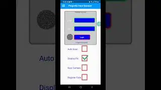 Face Recognition App working session with success
