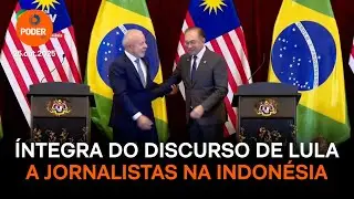 Assista ao discurso de Lula a jornalistas na Malásia