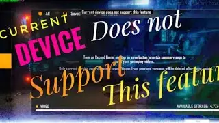 current device does not support this feature || free fire problem solved || #freefire ||