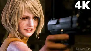 Resident Evil 4 Remake - Shocking Moment: Osmund Saddler Takes Control of Leon and Ashley [4K 60FPS]