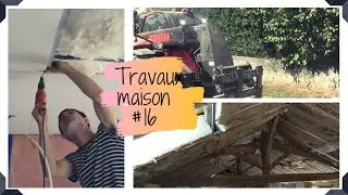 les pierres s'en vont et avancer du placo